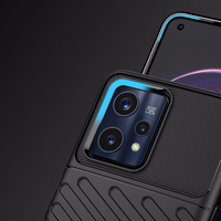 Viedtālruņa apvalks (m) Thunder Case skirtas Realme 9 Pro + (9 Pro Plus) elastīgs bruņots (m) - melns (m)