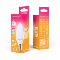 Forever Light LED Bulb E14 C37 2.2W 260lm 3000K class E