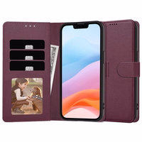 Futrālis Fancy Wallet Samsung S948 S26 UItra bordo krāsā