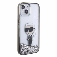Karl Lagerfeld KLHCP15SLKKNSK viedtālruņa apvalks iPhone 15 6.1" - caurspīdīgs