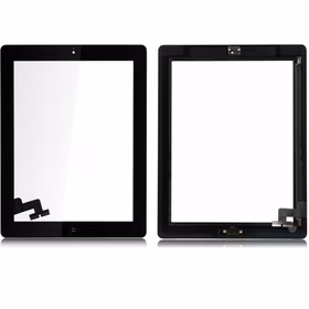 Touchscreen Saderīgs ar Apple iPad 2 ar Home button un holders Balts HQ2