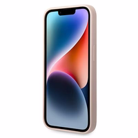 Karl Lagerfeld KLHMP14XSLKHLP iPhone 14 Pro Max 6.7 "cietais apvalks gaiši rozā / gaiši rozā silikona Karl`s Head Magnētiskais