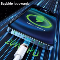 USAMS Kabelis U63 USB-C na Lightning 1,2m20W PD Fast Charge melns SJ484USB01 (US-SJ484)