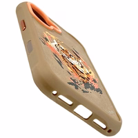 Nimmy Tiger Magnētiskais viedtālruņa apvalks iPhone 17 - gaiši brūns