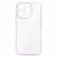 Armor Izturīgs pret šokiem viedtālruņa apvalks Iphone 16 Pro caurspīdīgs