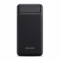 Ārējā baterija Power Bank Awei P6K 5V/2.1A 20000mAh melna