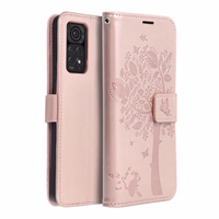MEZZO Viedtālruņa apvalks XIAOMI Redmi Note 11 Pro / 11 Pro 5G mandala rozā zelta krāsas