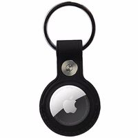 Audi Sintētiskās ādas AirTag apvalks - melns