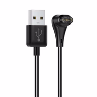 Kabeļa savienojums Reach USB-A ar Garmin pulksteni 1,0 m melns