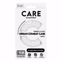 CARE by PanzerGlass Urban Combat Magnētiskais viedtālruņa apvalks iPhone 15 Pro Max - balts