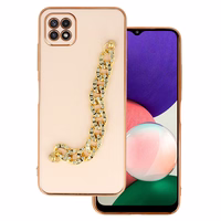 Viedtālruņa apvalks Samsung Galaxy A22 5G (dizains 4) (m) - gaiši rozā