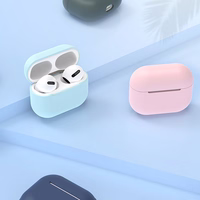 AirPods Pro vāciņš silikona mīksts ausu vāciņš rozā (C)
