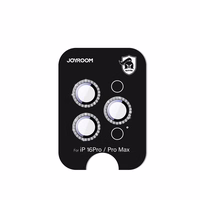 Joyroom JR-MSJ0307 Aizsargstikls iPhone 16 Pro/16 Pro Max lēcām - melna
