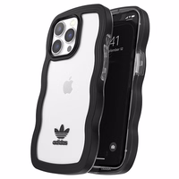 Adidas OR Viedtālruņa apvalks Wavy iPhone 13 Pro /13 6.1" melna-caurspīdīga/melna-caurspīdīga 51900