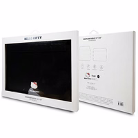 Hello Kitty PU Metal Logo apvalks 14" klēpjdatoram - melns