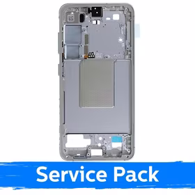 Vidējais rāmis Samsung S921 S24 / Marble Grey / (Service Pack)