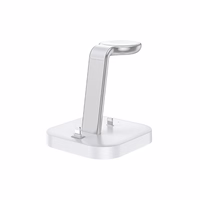 Bezvadu lādētājs Hoco CW43 Graceful 3-in-1 balts