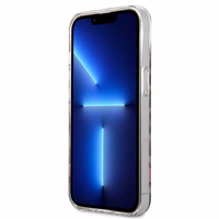 Guess GUHCP13SHSLEOP iPhone 13 mini 5.4" rozā cietais viedtālruņa apvalks Leopard