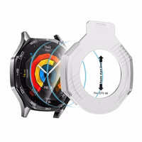 Tech-Protect Easy Set+ 2 komplekts rūdītais stikls Huawei Watch GT 5 46 mm - caurspīdīgs