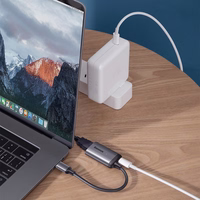 Baseus adapteris HUB - Type C uz VGA + Type C PD - (CAHUB-O0G) tumši pelēks