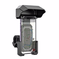 HOCO velosipēda / motocikla turētājs mobilajam tālrunim H31 Wild Wolf melns