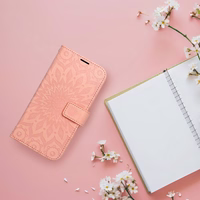 MEZZO grāmatas apvalks IPHONE 16 mandala persiku pūka