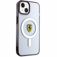 Ferrari FEHMP14MURKT iPhone 14 Plus 6.7" caurspīdīgs/caurspīdīgs cietais apvalks Outline Magnētiskais