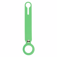 Silikona cilpa Airtag zaļa