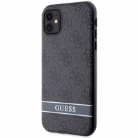 Guess GUHCN61P4SNK iPhone 11 / Xr pelēks/pelēks hardcase 4G Stripe