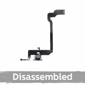 Charging Port Saderīgs ar Apple iPhone Xs Max ar Flex Melns (Used)