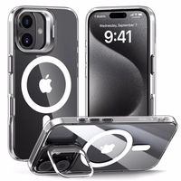 Tech-Protect MagStand MagSafe iPhone 16 apvalks - caurspīdīgs