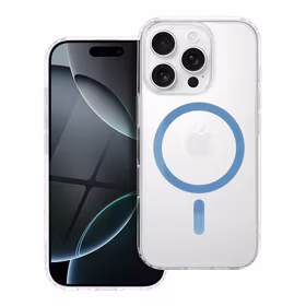 Drop Glue krāsains gredzenveida magnētiskais apvalks, kas ir kompatibilis ar MagSafe, paredzēts SAMSUNG A16 5G / A16 4G, gaiši zils