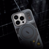 FORCELL F-PROTECT Leveli ar divu slāņu 4D tehnoloģiju, militārā nolaišanas pārbaude saderīgs ar MagSafe SAMSUNG S25 - cyber pelēks