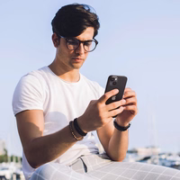 Spigen Glas.tR EZ Fit Optik Kameras aizsargstikls iPhone 14 / Plus / 15 / Plus - melns 2 gab