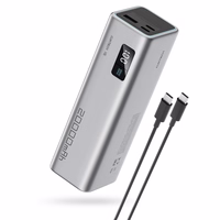 Cuktech CUKP200XGLGR 100W 20000mAh Portatīvais lādētājs 2 x USB-C 1 x USB-A - pelēks