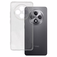 Īpaši plāns 1mm viedtālruņa apvalks Oppo Reno 12F 5G caurspīdīgs