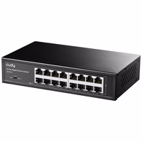 Cudy GS1016 network switch Gigabit Ethernet (10/100/1000) melns