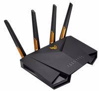 ASUS TUF-AX4200 wireless router Gigabit Ethernet Dual-band (2.4 GHz / 5 GHz) melns