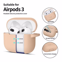 Tech-Protect Silikona apvalks Apple AirPods 3 - smilškrāsas