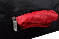 Addison 311015 notebook case 39.6 cm (15.6") Backpack melns, Burgundy