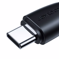 Joyroom Surpass Series A11 USB-A / USB-C 3A kabelis 0.25 m - melns