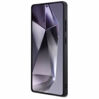 Mercedes Ādas Iespiestas līnijas Magnētiskais apvalks Samsung Galaxy S25 Ultra - melns