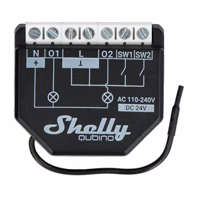 Shelly Qubino Wave2PM Controller, 2-channel, Z-Wave (Power measurement)