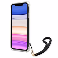 Guess GUHCN61KSARBK iPhone 11 6.1" / Xr melns/melns cietais apvalks Camo kolekcija