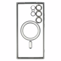 Viedtālruņa apvalks Magnētiskais sudrabains Samsung Galaxy S24