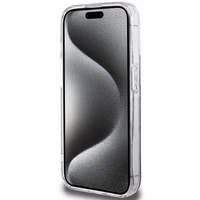 Guess IML GCube Magnētiskais apvalks iPhone 15 Pro - melns