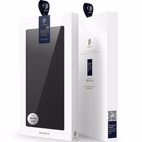 Dux Ducis Skin Pro viedtālruņa apvalks Sony Xperia 10 VI ar atloku un karšu nodalījumu - melns