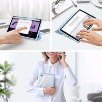 Maciņš Dux Ducis "Toby" priekš Samsung X110 / X115 Tab A9 8.7 / X130 (X113 / X135) Tab A11 8.7 zils