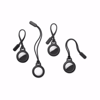 Tech-Protect Rough 2gab komplekts AirTag apvalks - melns