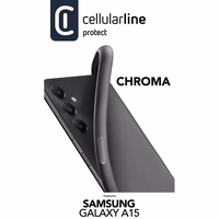 Cellularline Chroma maciņš - maciņš Samsung Galaxy A15 4G / 5G (melns)